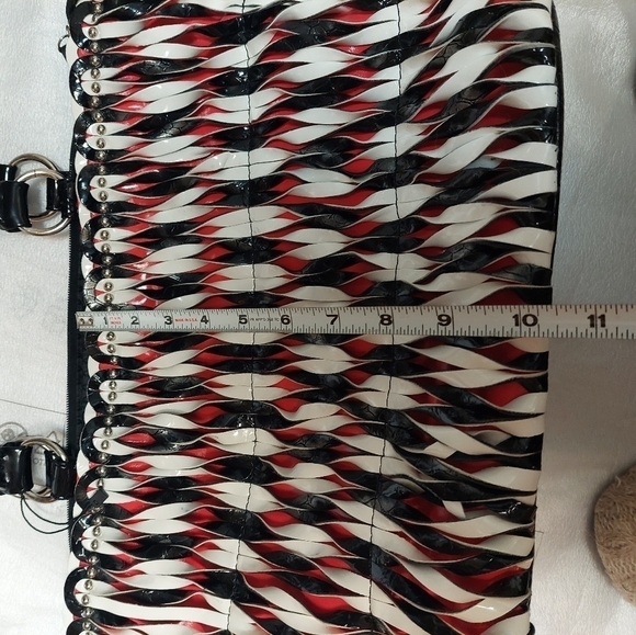 Vintage* 90s Synthetic Multi-coloured Shoulder Bag - Picture 13 of 15